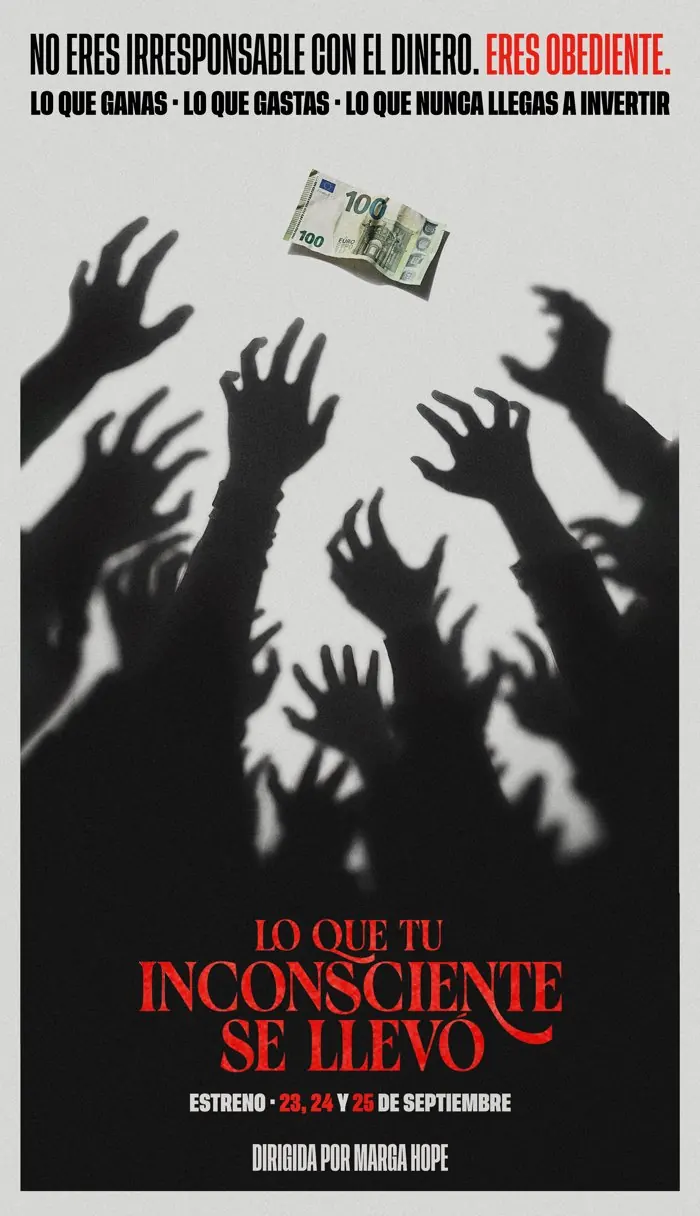 Lo que el inconsciente se llevó — Estreno 23, 24 y 25 de septiembre — Dirigida por Marga Hope